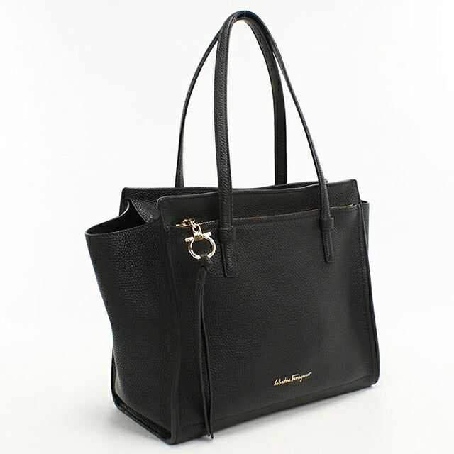 フェラガモ トートバッグ レディース ブランド FERRAGAMO エイミー ガンチーニ  21 F216 ブラック USDFR119355011