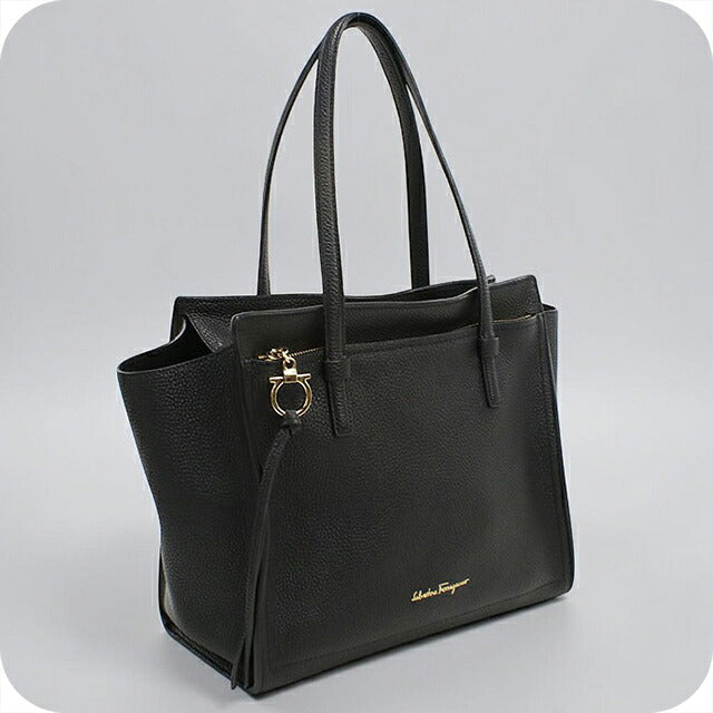 フェラガモ トートバッグ レディース ブランド FERRAGAMO エイミー ガンチーニ  21 F216 ブラック USDFR119355011