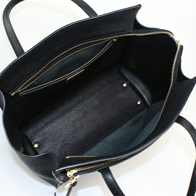 中古 フェラガモ トートバッグ レディース ブランド FERRAGAMO ガンチーニ  21 F216 ブラック USDFR119637011