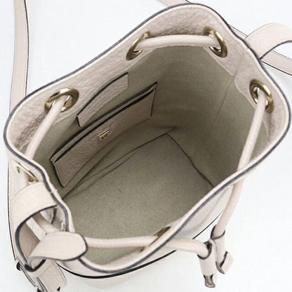 中古 フェラガモ ショルダーバッグ レディース ブランド FERRAGAMO  バケットバッグ 21 H484 ホワイト USDFR121126011