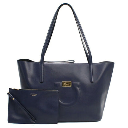 二手 Ferragamo 手提包女士品牌 FERRAGAMO Gancini 21 H019 海军蓝 USDFR121490011
