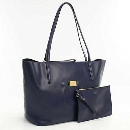 二手 Ferragamo 手提包女士品牌 FERRAGAMO Gancini 21 H019 海军蓝 USDFR121490011