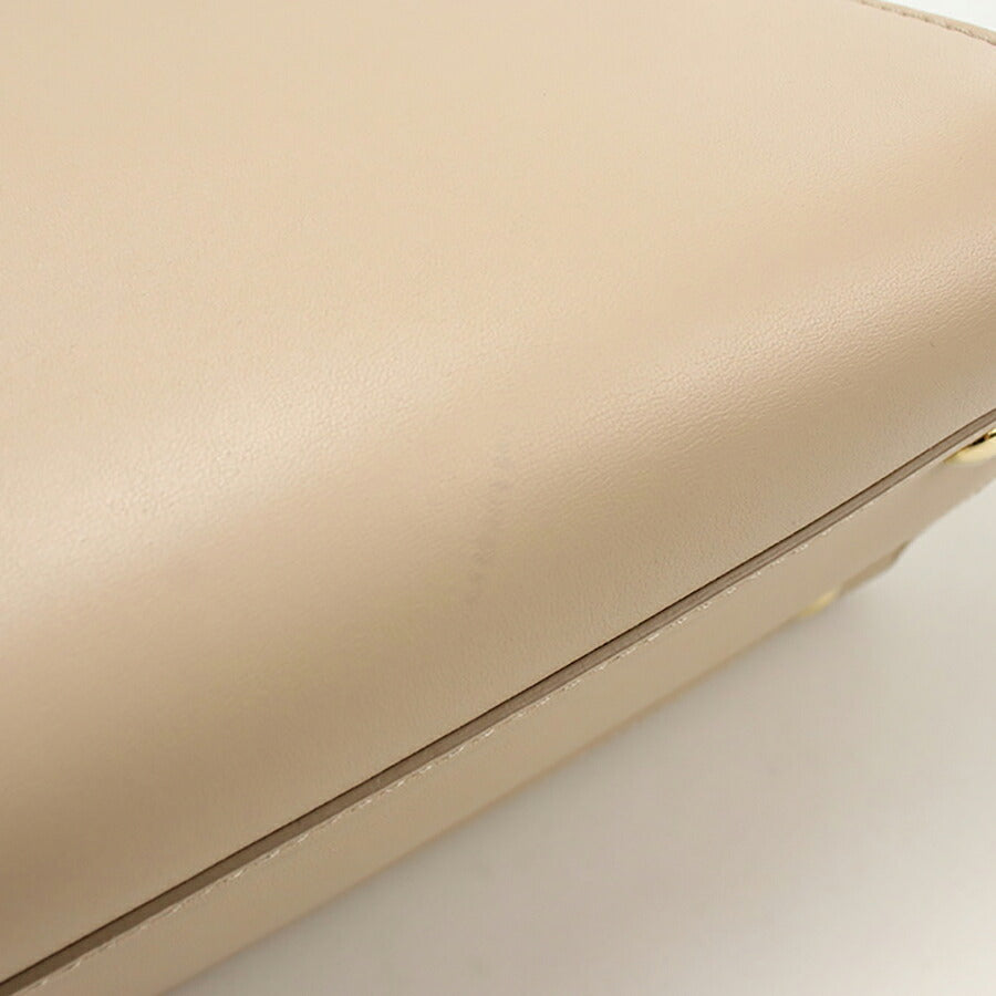 中古 フェラガモ ハンドバッグ レディース ブランド FERRAGAMO ガンチーニ 2WAY 21 F628 ベージュ バッグ USDFR95761011