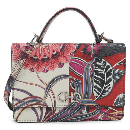 二手 Ferragamo 手提包 女士品牌 FERRAGAMO Gancini 2WAY 22 D866 红色包 USDFR96166011