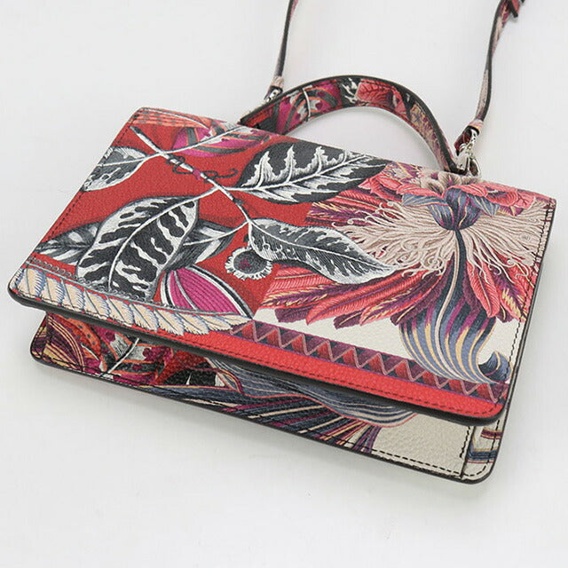 二手 Ferragamo 手提包 女士品牌 FERRAGAMO Gancini 2WAY 22 D866 红色包 USDFR96166011