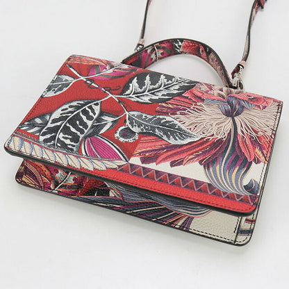 二手 Ferragamo 手提包 女士品牌 FERRAGAMO Gancini 2WAY 22 D866 红色包 USDFR96166011
