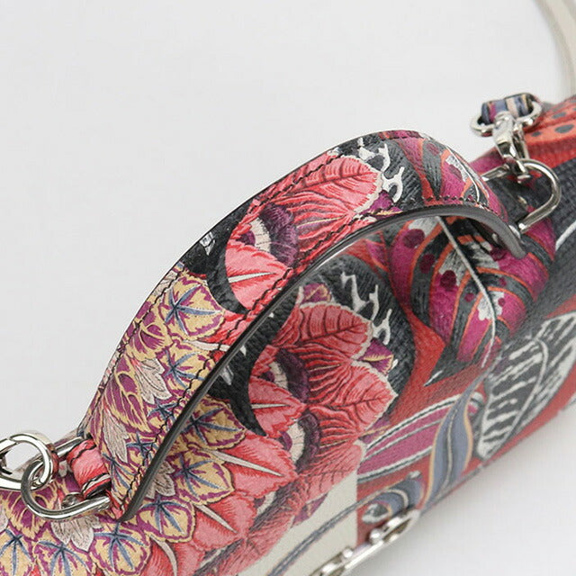 二手 Ferragamo 手提包 女士品牌 FERRAGAMO Gancini 2WAY 22 D866 红色包 USDFR96166011