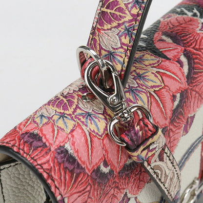 二手 Ferragamo 手提包 女士品牌 FERRAGAMO Gancini 2WAY 22 D866 红色包 USDFR96166011