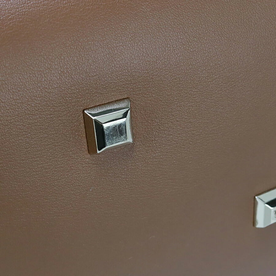 中古 フェラガモ トートバッグ レディース ブランド FERRAGAMO ガンチーニ 2WAY 21 H900 ブラウン バッグ USDFR96736011