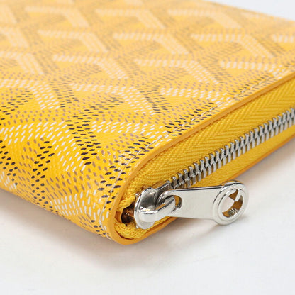 中古 ゴヤール 小銭入れ ユニセックス ブランド GOYARD マティニョン PM ウォレット イエロー USDGO113611011