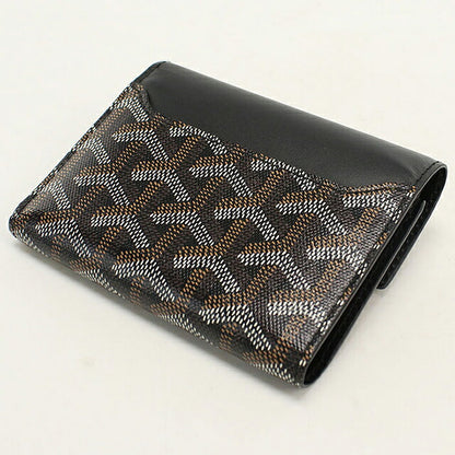 中古 ゴヤール 三つ折り財布 三折財布 コンパクト ユニセックス ブランド GOYARD サン・ガブリエルウォレット ブラック USDGO118365011