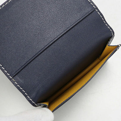 中古 ゴヤール 名刺入れ ユニセックス ブランド GOYARD マルゼルブ ネイビー USDGO118477011