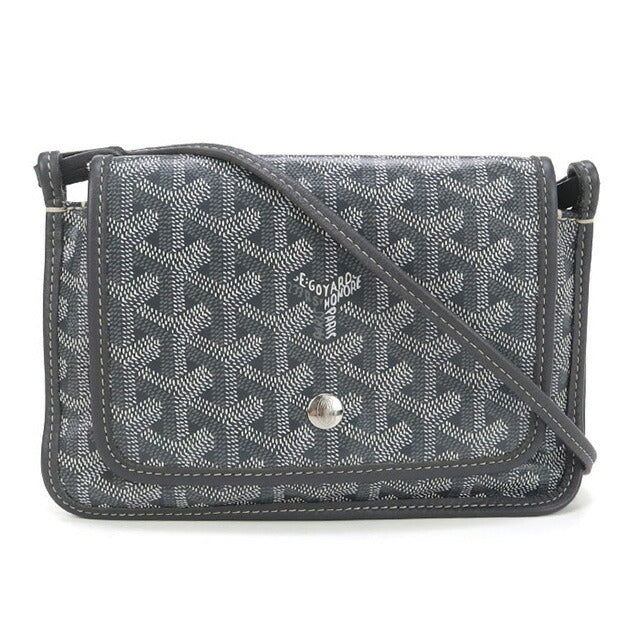 中古 ゴヤール ポーチウォレット ユニセックス ブランド GOYARD プリュメ ポーチウォレット グレー 財布 USDGO97562011