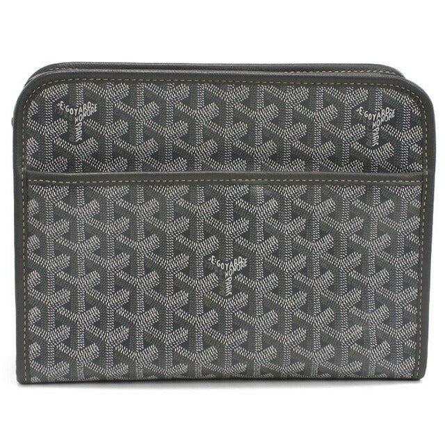 二手 Goyard 手拿包 男士品牌 GOYARD 灰色包 USDGO98353011
