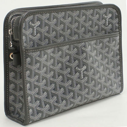 二手 Goyard 手拿包 男士品牌 GOYARD 灰色包 USDGO98353011