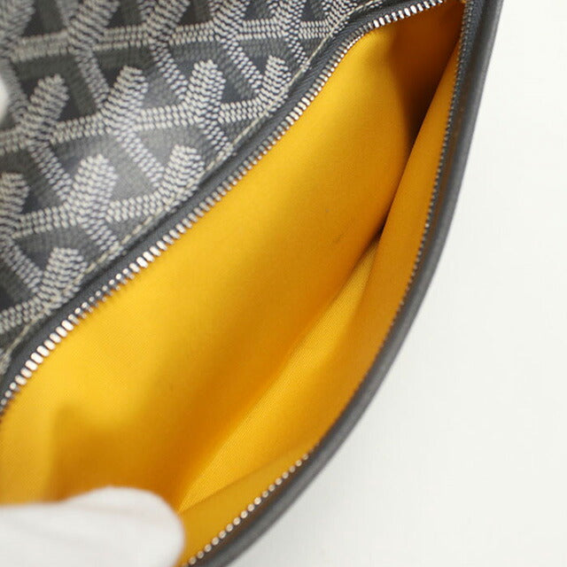 二手 Goyard 手拿包 男士品牌 GOYARD 灰色包 USDGO98353011