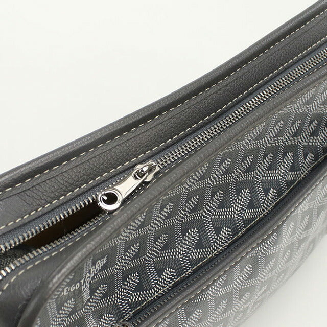 中古 ゴヤール クラッチバッグ メンズ ブランド GOYARD グレー バッグ