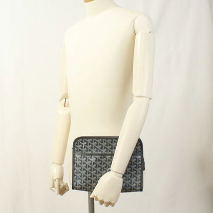 二手 Goyard 手拿包 男士品牌 GOYARD 灰色包 USDGO98353011