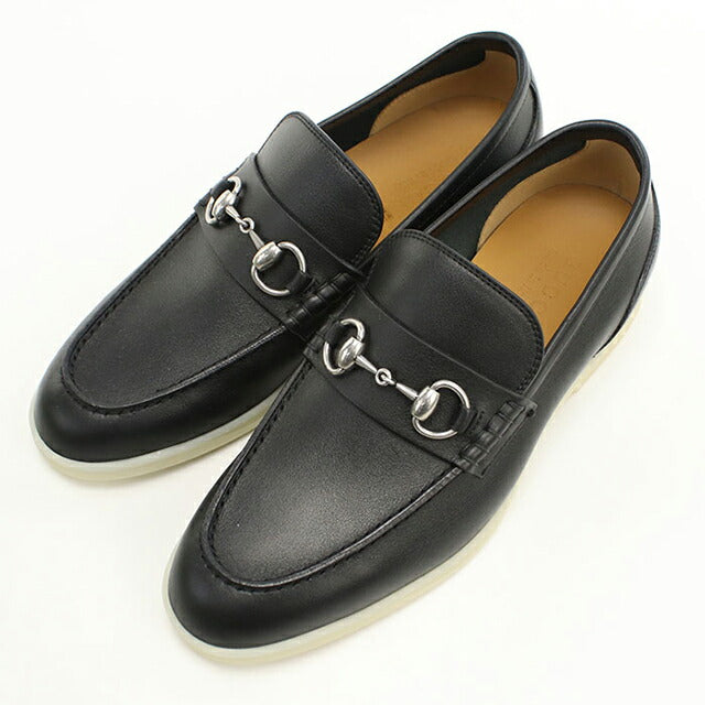 中古 グッチ ローファー メンズ ブランド GUCCI ホースビット ビット
