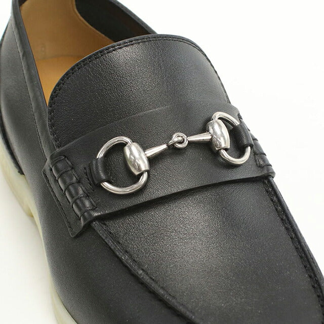 中古 グッチ ローファー メンズ ブランド GUCCI ホースビット ビット