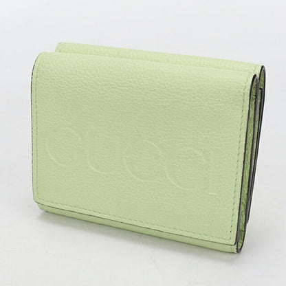 Used Gucci trifold wallet trifold wallet with coin purse trifold wallet trifold wallet ladies brand GUCCI embossed logo medium wallet USDGU100869011
