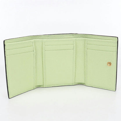 Used Gucci trifold wallet trifold wallet with coin purse trifold wallet trifold wallet ladies brand GUCCI embossed logo medium wallet USDGU100869011
