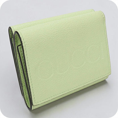 Used Gucci trifold wallet trifold wallet with coin purse trifold wallet trifold wallet ladies brand GUCCI embossed logo medium wallet USDGU100869011