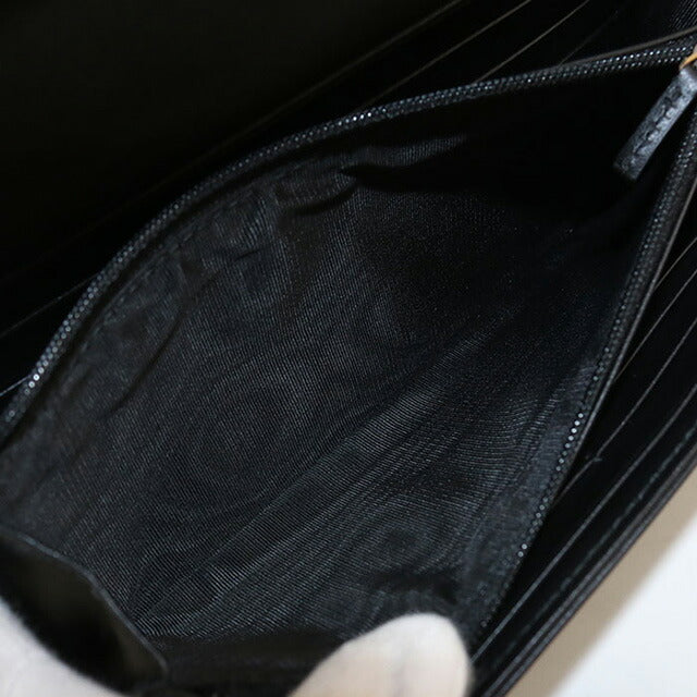 中古 グッチ 長財布二折 レディース ブランド GUCCI ダブルG コンチネンタルウォレット レザー 443436 ブラック 財布 USDGU102234011