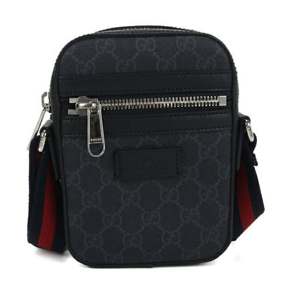 中古 グッチ ショルダーバッグ ユニセックス ブランド GUCCI GGスプリーム 598103 ブラック バッグ USDGU102842011