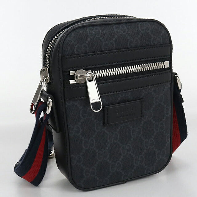 中古 グッチ ショルダーバッグ ユニセックス ブランド GUCCI GGスプリーム 598103 ブラック バッグ USDGU102842011