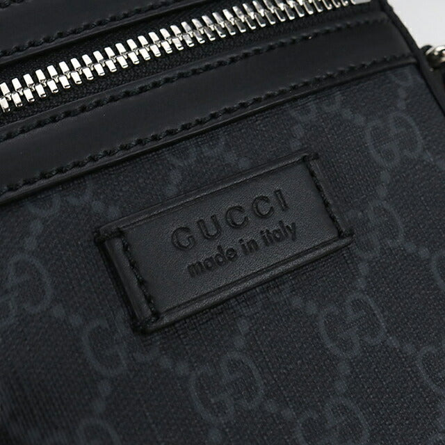 中古 グッチ ショルダーバッグ ユニセックス ブランド GUCCI GGスプリーム 598103 ブラック バッグ USDGU102842011