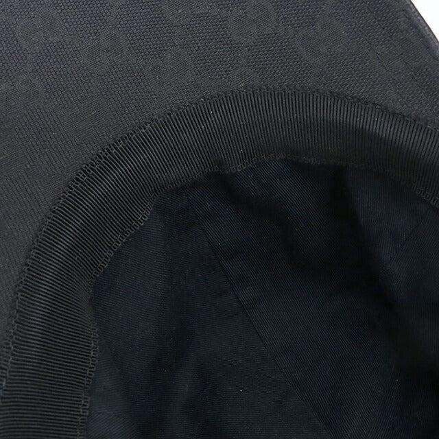 Used Gucci Cap Unisex Brand GUCCI GG Canvas Baseball Cap 200035 Black Hat USDGU103105011