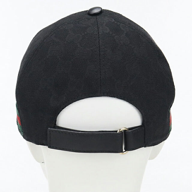 関税込□GUCCI(グッチ) GUCCI キャップ グッチ 帽子 ブラック 黒 