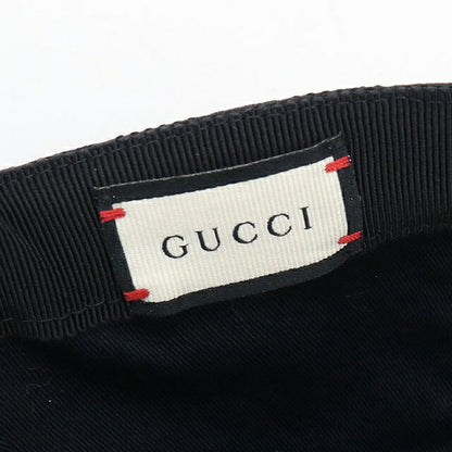 Used Gucci Cap Unisex Brand GUCCI GG Canvas Baseball Cap 200035 Black Hat USDGU103105011