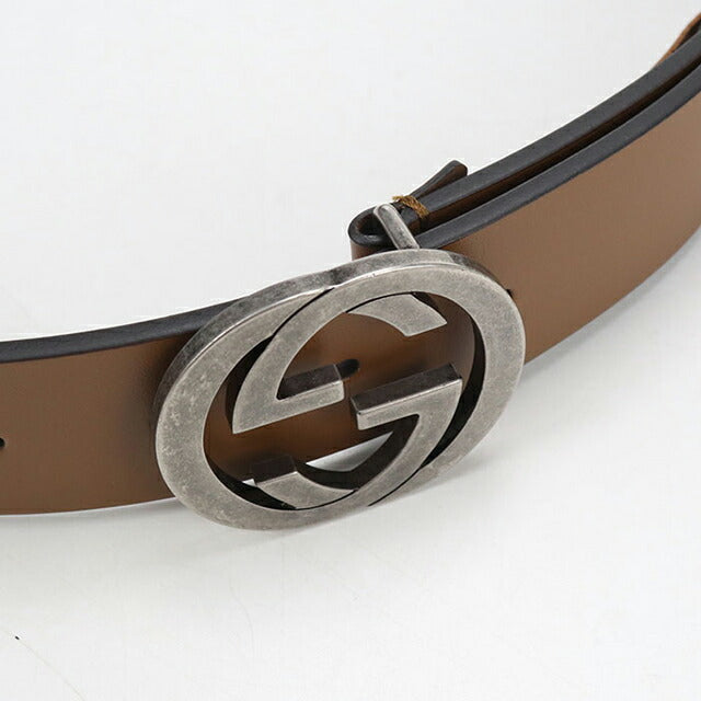 中古 グッチ ベルト メンズ ブランド GUCCI インターロッキングG