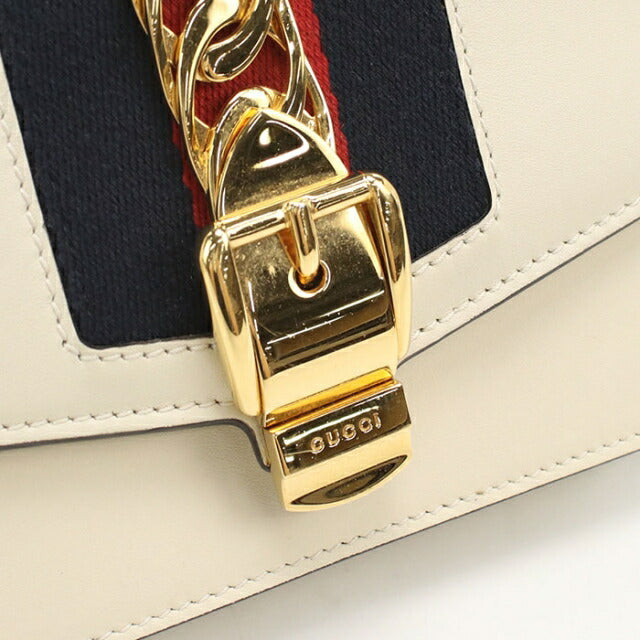 GUCCI グッチ/ショルダーバッグ/シルヴィ/494646/214*/ABランク/93【中古】 GUCCI - GUCCI グッチ/ショルダーバッグ/シルヴィ/494646/214*/AB