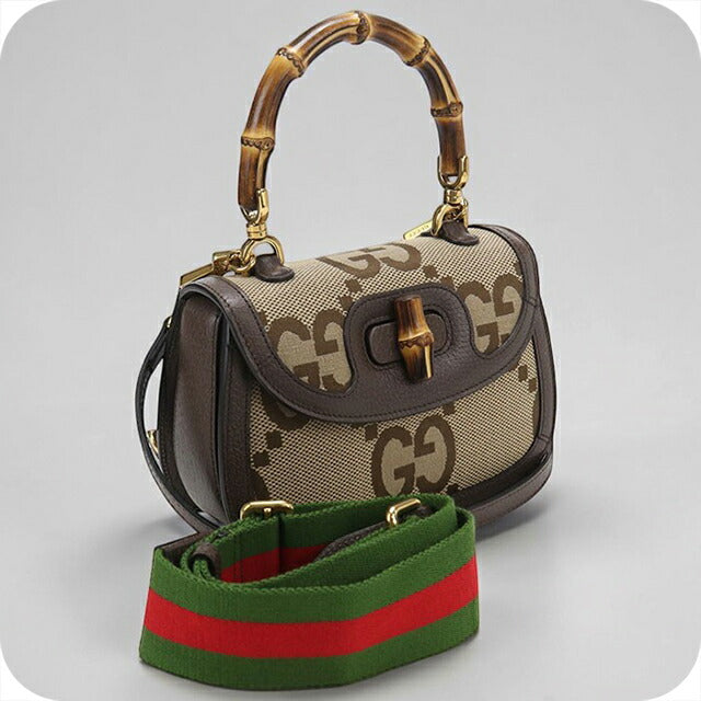 中古 グッチ ハンドバッグ レディース ブランド GUCCI バンブー1947 スモールバッグ 2WAY 675797 ベージュ USDGU104219011