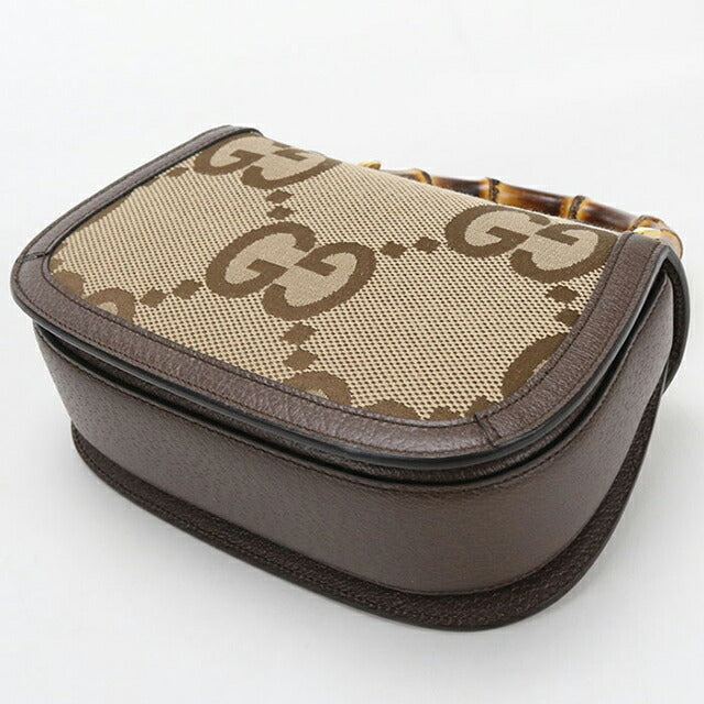 Used Gucci Handbag Ladies Brand GUCCI Bamboo 1947 Small Bag 2WAY 675797 Beige USDGU104219011