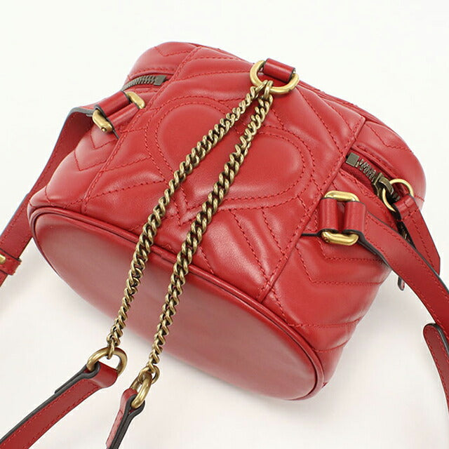中古 グッチ リュック レディース ブランド GUCCI GGマーモント バック