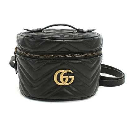 Used Gucci backpack ladies brand GUCCI GG Marmont mini backpack 598594 black USDGU104565011