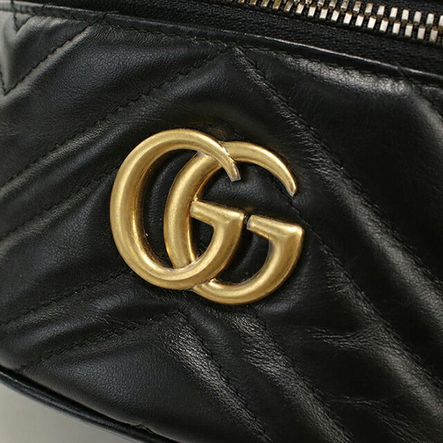Used Gucci backpack ladies brand GUCCI GG Marmont mini backpack 598594 black USDGU104565011