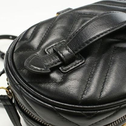 Used Gucci backpack ladies brand GUCCI GG Marmont mini backpack 598594 black USDGU104565011