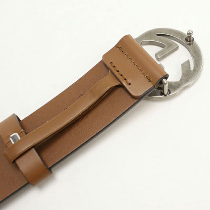 中古 グッチ ベルト メンズ ブランド GUCCI インターロッキングG レザー 546389 ブラウン 小物 USDGU104589011