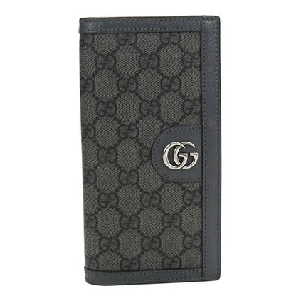Used Gucci long wallet with double fold coin purse Men&