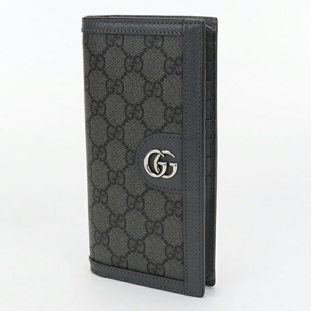 Used Gucci long wallet with double fold coin purse Men&