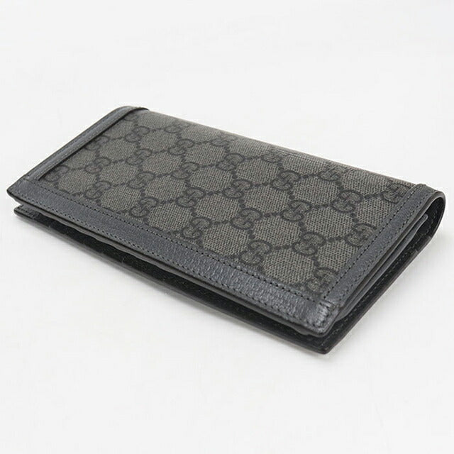Used Gucci long wallet with double fold coin purse Men&