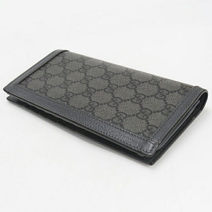 Used Gucci long wallet with double fold coin purse Men&