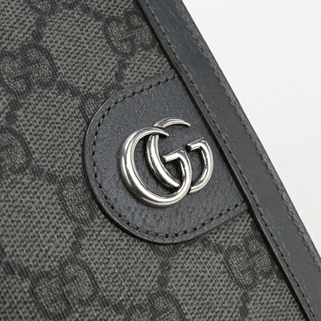 Used Gucci long wallet with double fold coin purse Men&