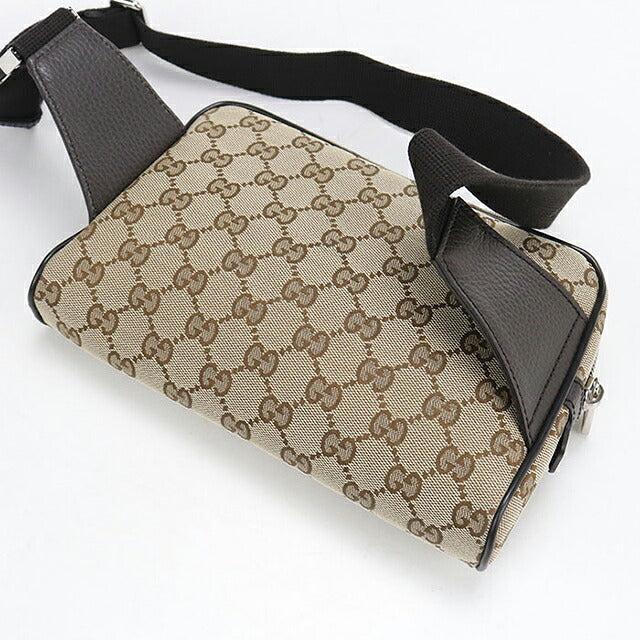 中古 グッチ ウエストバッグ レディース ブランド GUCCI GGキャンバス ボディバッグ 449174 ベージュ USDGU104962011
