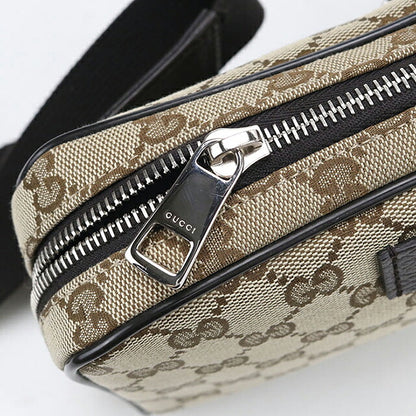 中古 グッチ ウエストバッグ レディース ブランド GUCCI GGキャンバス ボディバッグ 449174 ベージュ USDGU104962011